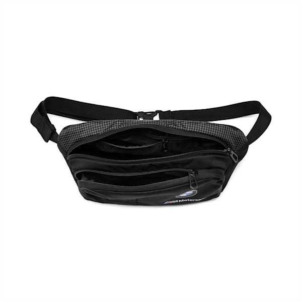 BMW M Motorsport Waist Bag, Puma Black, extralarge