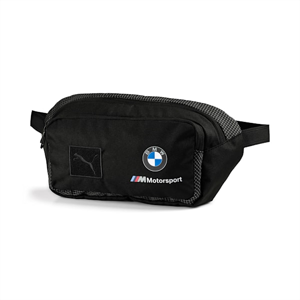 BMW M Motorsport Waist Bag, Puma Black, extralarge