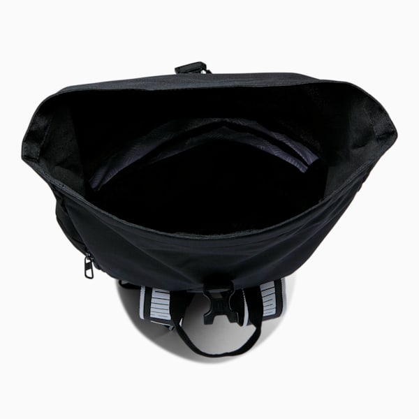 AOP Roll Top Backpack, Puma Black-AOP, extralarge