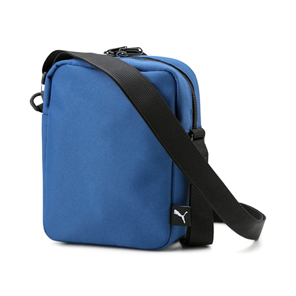 PUMA x TYAKASHA Crossbody Bag, Galaxy Blue-Fired Brick-Buckthorn Brown, extralarge