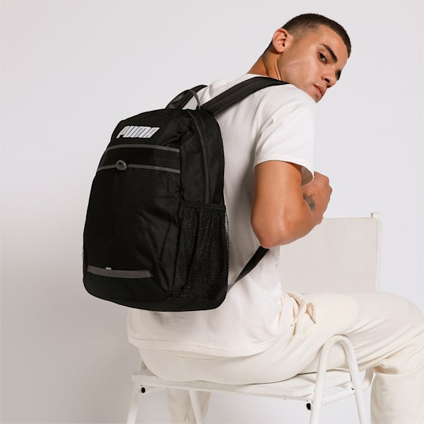 Plus Unisex Backpack, Puma Black, extralarge-IND