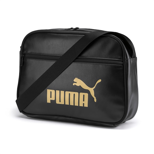 Core Up Reporter Bag, Puma Black-Gold, extralarge