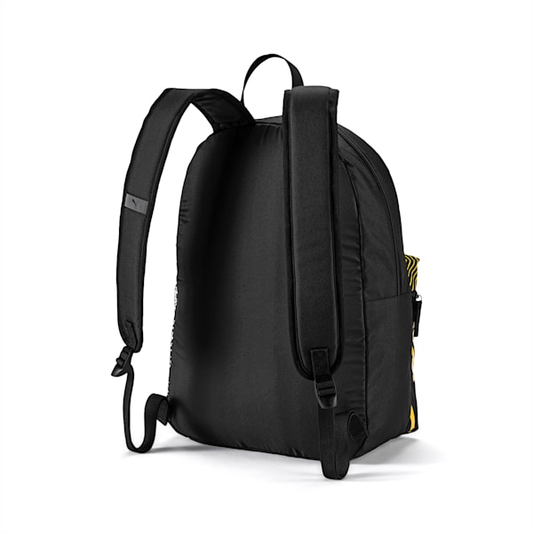 BVB DNA Backpack, Puma Black-Cyber Yellow, extralarge