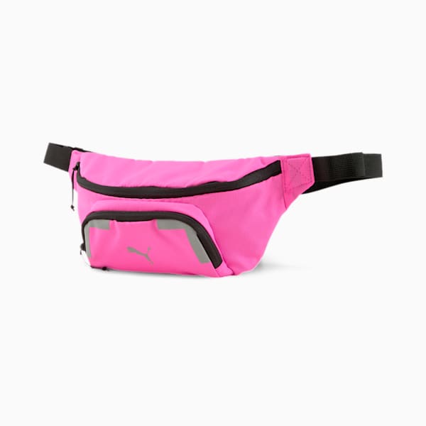 Large Running Waist Bag, Luminous Pink, extralarge