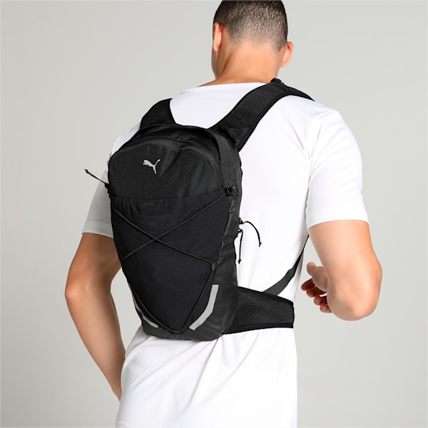 Reflective Tec Running Backpack, Puma Black, extralarge-IND