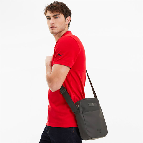 Scuderia Ferrari Portable Shoulder Bag, Puma Black, extralarge
