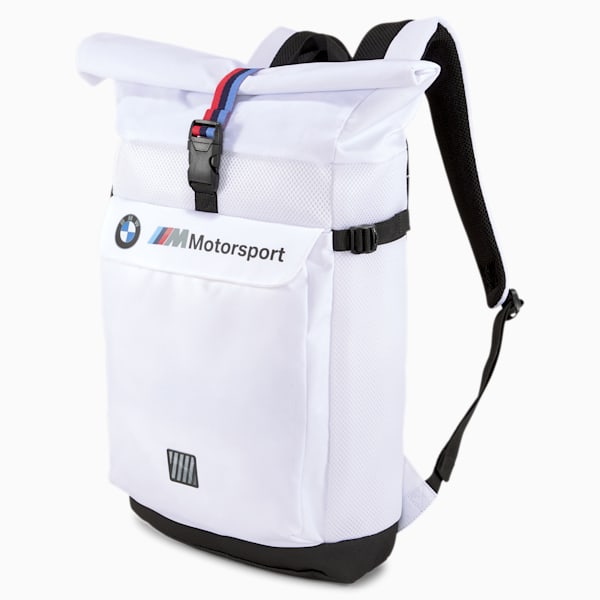 BMW M Motorsport Backpack, Puma White, extralarge