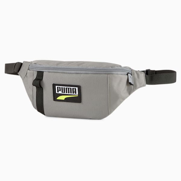 PUMA Deck Reflective Tec Waist Bag, Ultra Gray, extralarge-IND