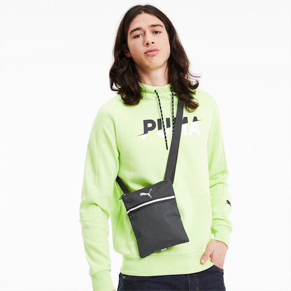 Vibe PortableReflective Tec  Shoulder Bag, Puma Black, extralarge-IND