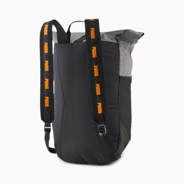 PUMA Sole Backpack, Medium Gray Heather-Vibrant, extralarge