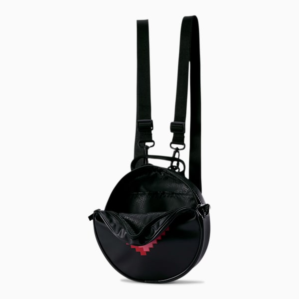 Core Round Women's Backpack, Puma Black-Valentine's, extralarge
