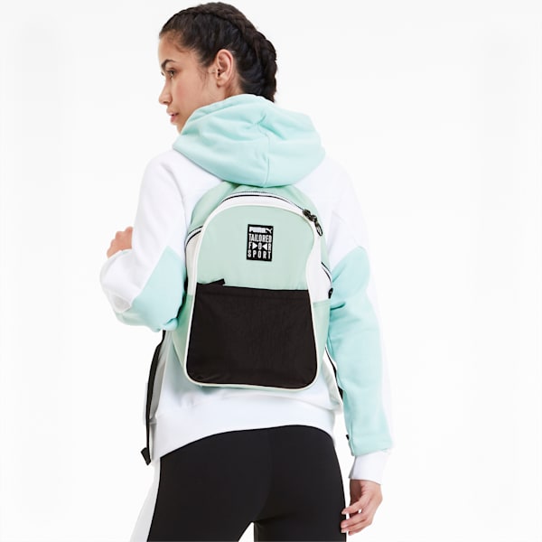 Prime Street Women's Backpack, Mist Green-Puma Black-Puma White, extralarge