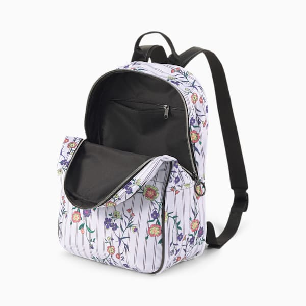 Prime Time Festival Backpack, Puma White-Puma Black-flower AOP, extralarge