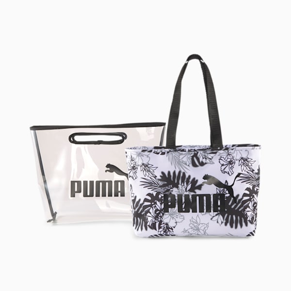 Core Twin Shopper, Puma White-Puma Black-AOP, extralarge