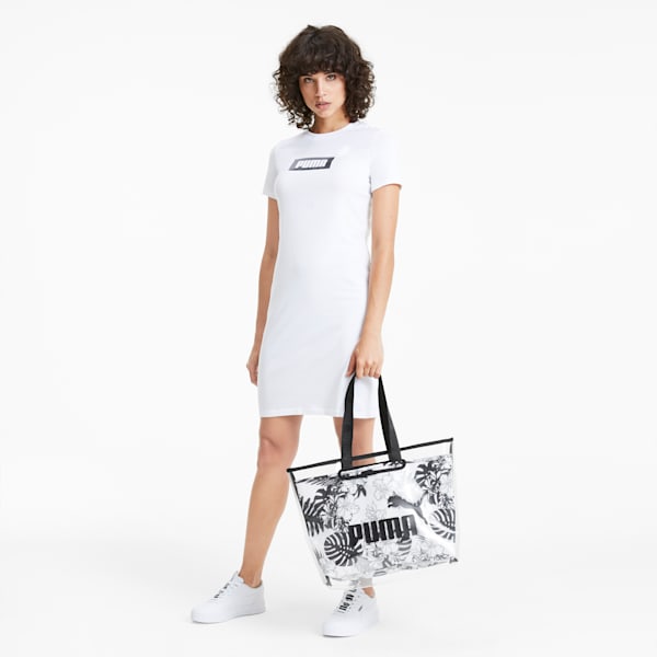 Core Twin Shopper, Puma White-Puma Black-AOP, extralarge