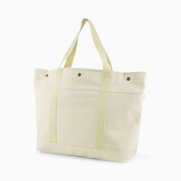 PUMA x RANDOMEVENT Tote Bag, White Asparagus-raw canvas, extralarge