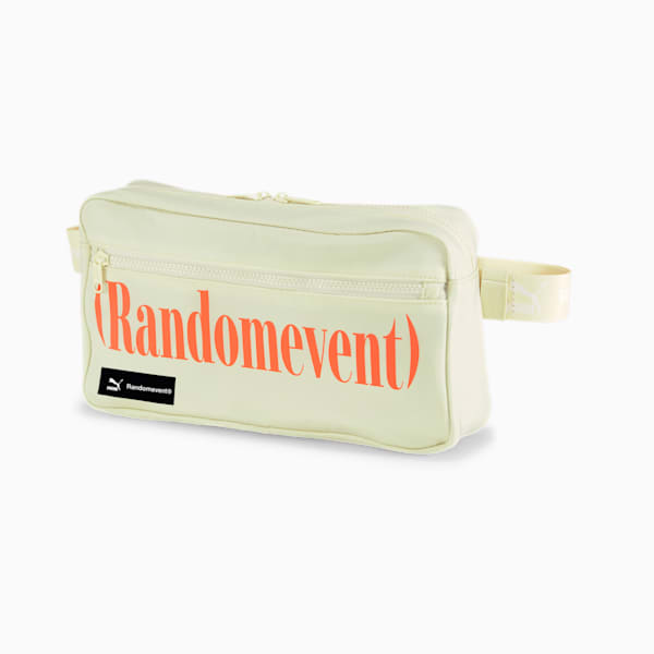 PUMA x RANDOMEVENT Waist Bag, White Asparagus, extralarge