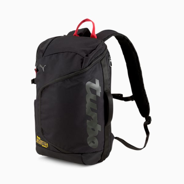 Porsche Legacy Helmet Backpack, Puma Black, extralarge