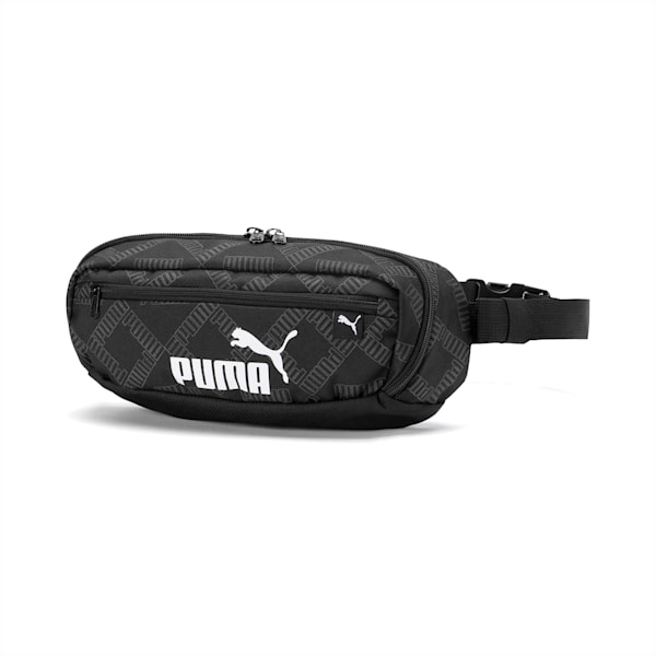 AOP Waist Bag, Puma Black-AOP, extralarge