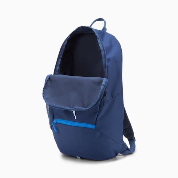 ftblPLAY Backpack, Puma New Navy-Electric Blue Lemonade, extralarge