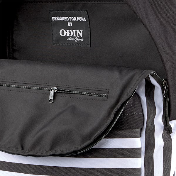 PUMA x ODIN Backpack, Puma White-Puma Black-Stripe, extralarge