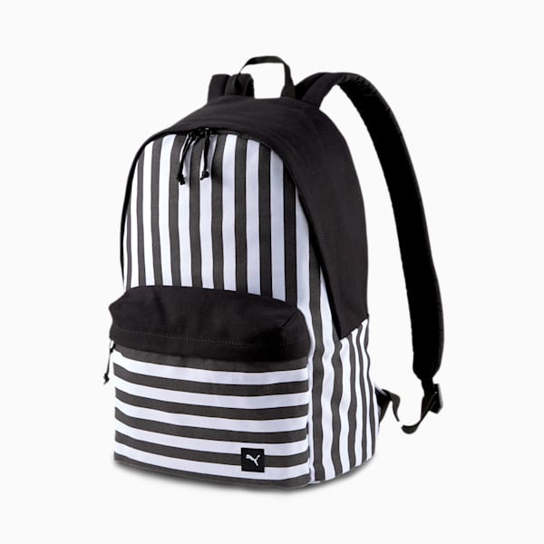 PUMA x ODIN Backpack, Puma White-Puma Black-Stripe, extralarge
