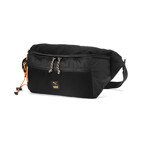 PUMA x HELLY HANSEN Oversized Waist Bag, Puma Black, extralarge