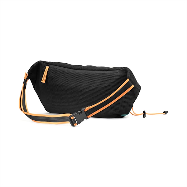 PUMA x HELLY HANSEN Oversized Waist Bag, Puma Black-Teal Green, extralarge