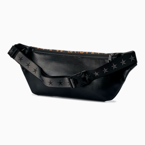 PUMA x PAUL STANLEY Waist Bag, Puma Black-AOP, extralarge