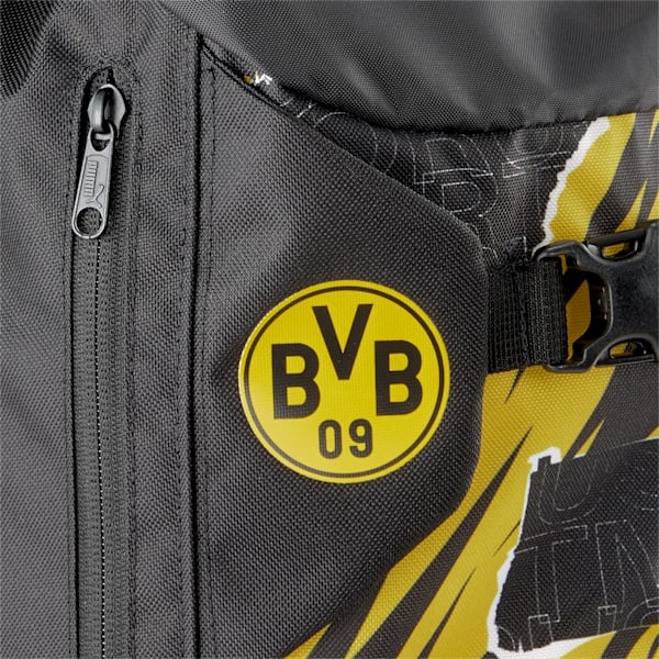 BVB ftblCulture Backpack, Puma Black-Cyber Yellow, extralarge