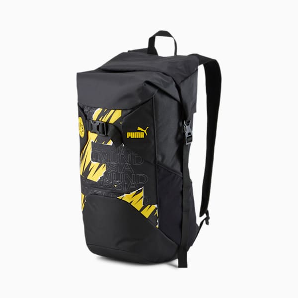 BVB ftblCulture Backpack, Puma Black-Cyber Yellow, extralarge