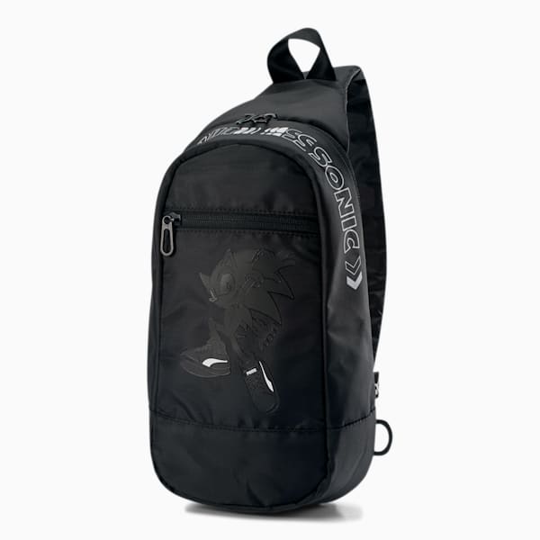 PUMA x SONIC Crossbody Bag, Puma Black, extralarge