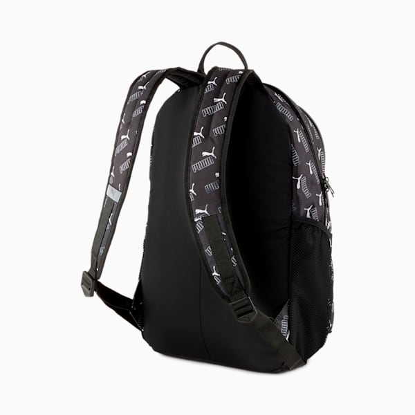 PUMA Academy Backpack, Puma Black-PUMA No. 1 AOP, extralarge
