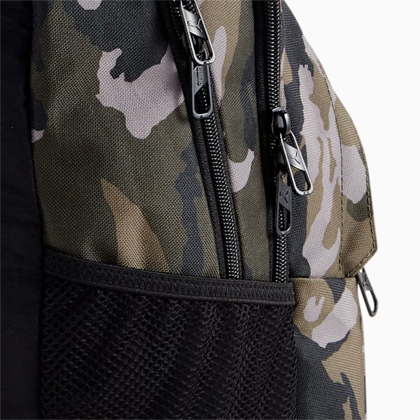 PUMA Academy Backpack, Forest Night-Camo AOP, extralarge