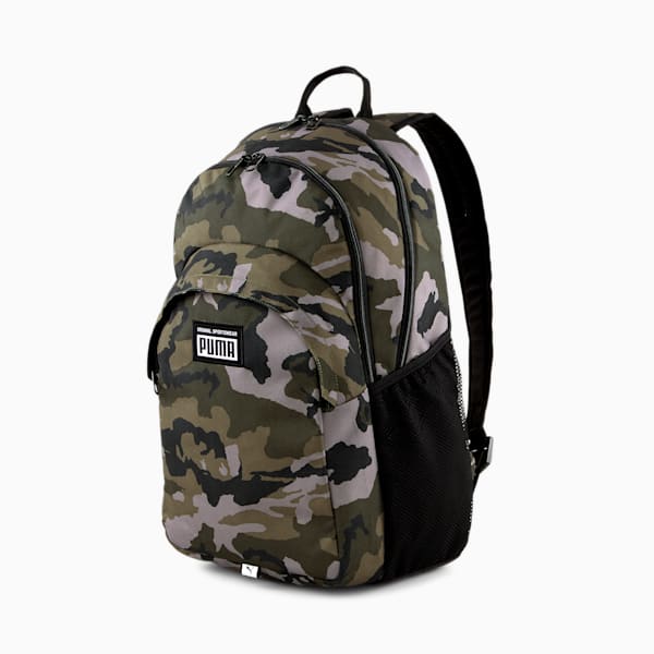 PUMA Academy Backpack, Forest Night-Camo AOP, extralarge