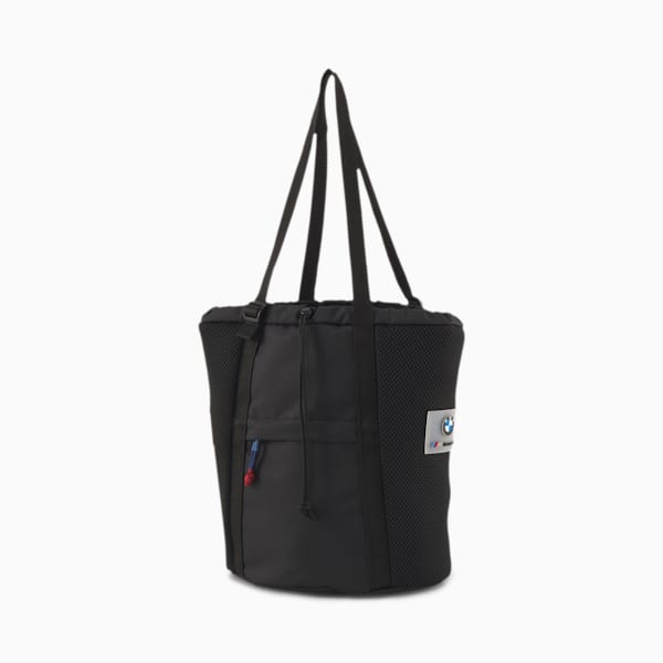 BMW M Motorsport Drawstring Bag, Puma Black, extralarge