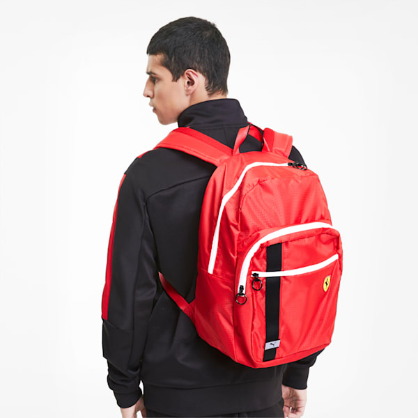 Scuderia Ferrari Race Backpack, Rosso Corsa, extralarge