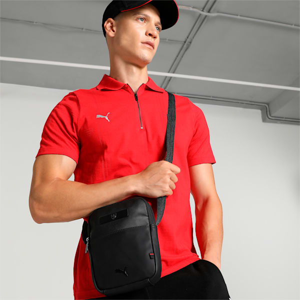 Scuderia Ferrari Style Small Portable Bag, Puma Black, extralarge-IND