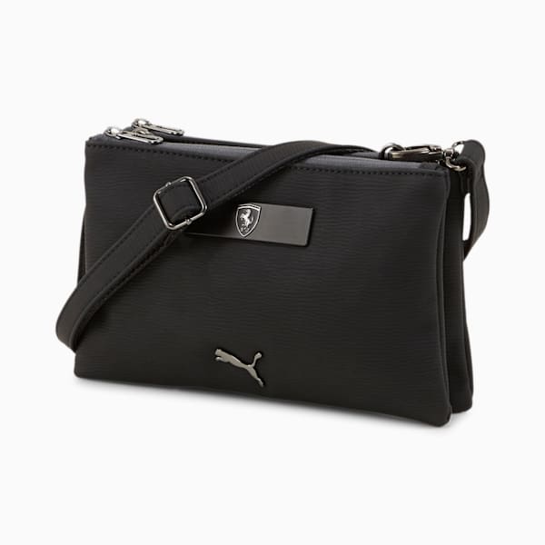 Scuderia Ferrari Style Women's Mini Handbag, Puma Black, extralarge-IND