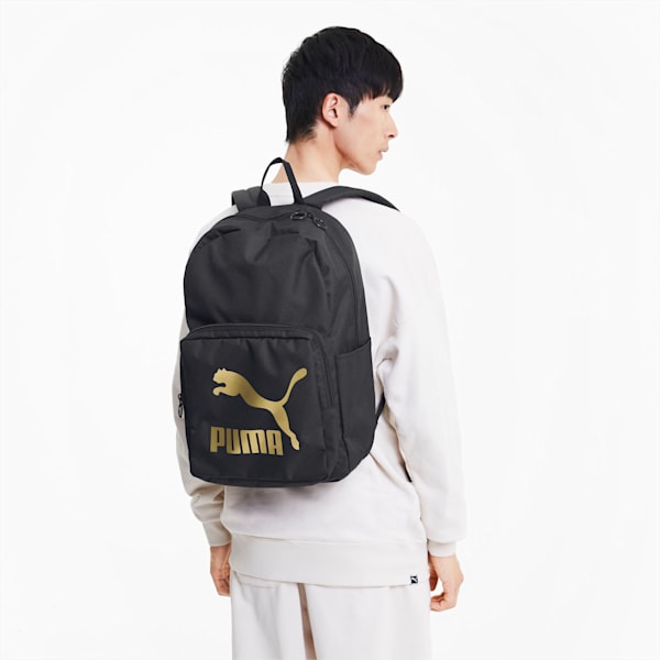 Originals Backpack, Puma Black-Gold, extralarge