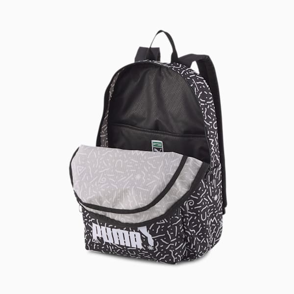 Originals Backpack, Puma White-Doodle Graphic, extralarge