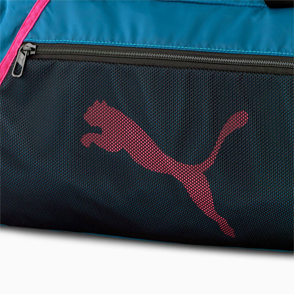 Essentials Barrel Bag, Digi-blue-Puma Black-Luminous Pink, extralarge