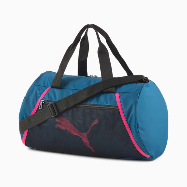 Essentials Barrel Bag, Digi-blue-Puma Black-Luminous Pink, extralarge