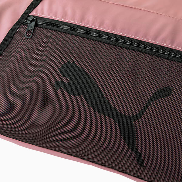 Essentials Barrel Bag, Foxglove-Puma Black, extralarge