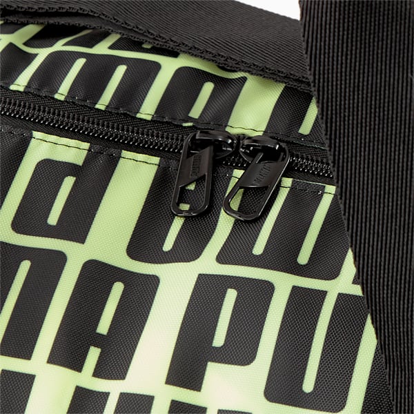 Essentials Barrel Bag, Puma Black-Fizzy Yellow, extralarge