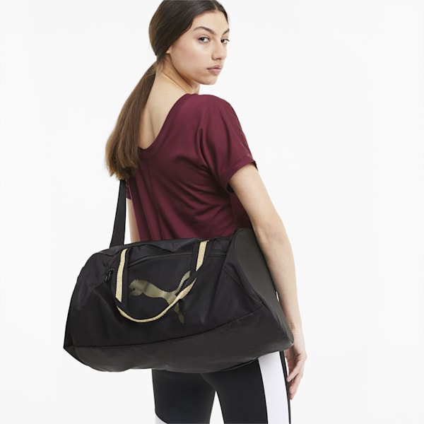 Maleta Essentials, Puma Black-Bright Gold, extralarge
