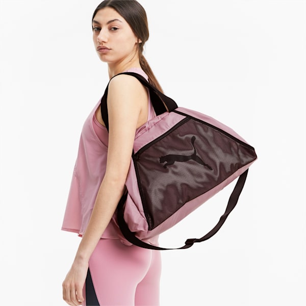 Essentials Women's Training Grip Bag, Foxglove-Puma Black, extralarge-IND