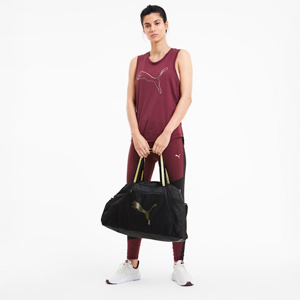 AT Essentials Grip Bag, Puma Black-Bright Gold, extralarge