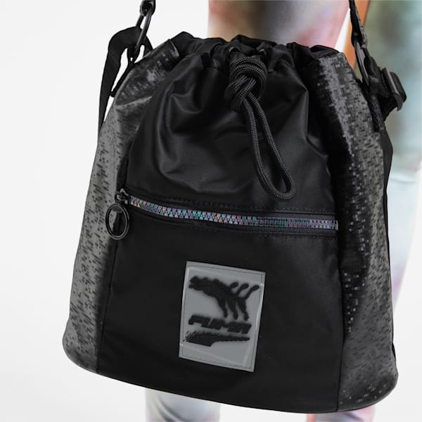 Prime Time Bucket Bag, Puma Black, extralarge