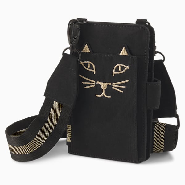 PUMA x CHARLOTTE OLYMPIA Phone Pouch, Puma Black, extralarge